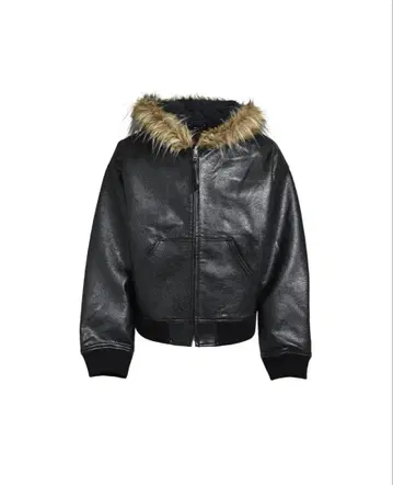 BREATH BADHOP 가죽 퍼 자켓