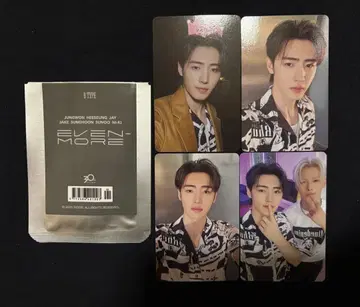 ENHYPEN 성훈 트레이딩 카드 4장 세트 DICON B-TYPE 부록