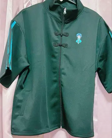 란마 1/2 텐도 아카네 반팔 풀집업 자켓 블랙 M 사이즈 저지