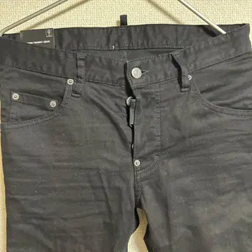 DSQUARED2 블랙 스키니 데님