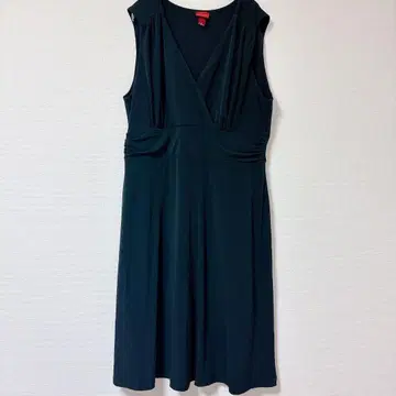 MERONA [ L ] 슬리브리스 V넥 원피스