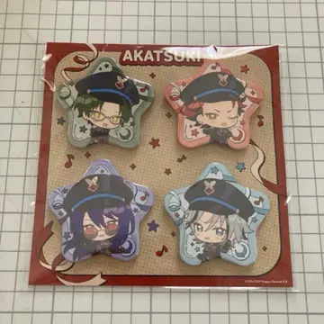 앙스타 홍월 With ThanX 캔뱃지 세트