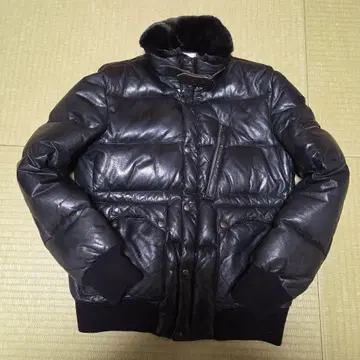 mando 가죽 다운 자켓 사이즈 40 블랙 L 사이즈