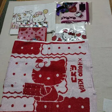 헬로키티 손수건 타월 미니백 묶음 판매