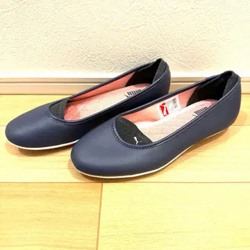 미사용 PUMA 플랫슈즈 발레 슈즈 네이비 23cm 협의 가능