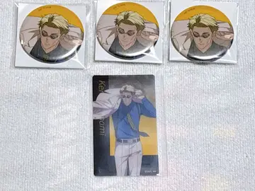 애니메이션 주술회전전 나나미 켄토 캔뱃지 클리어 카드