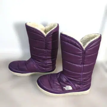 THE NORTH FACE 퍼플 부츠 사이즈 24