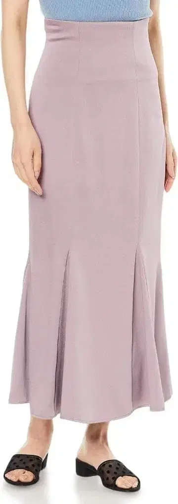 스나이델 백 새틴 머메이드 스커트 0