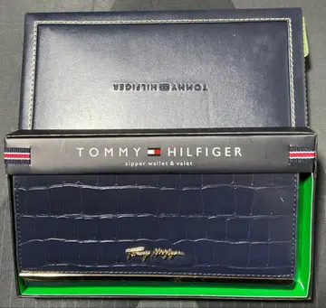 TOMMY HILFIGER 네이비 장지갑
