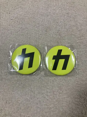 SnowMan 카리스마 맥스 캔뱃지 [음고지신] 초회반B 특전 2개 세트