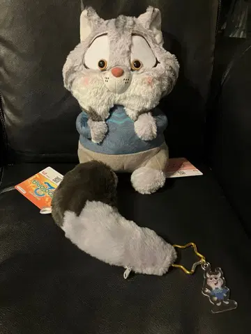 주토피아 2 파우버드 Aimery BIG 봉제 인형 꼬리 파우치