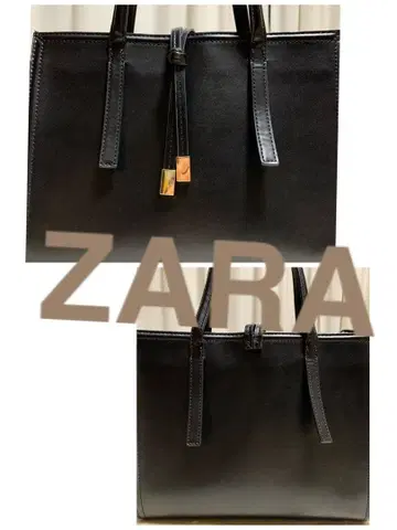ZARA 블랙 핸드백