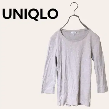 프리미엄 코튼 UNIQLO 크루넥 T S 베이지 면 100%