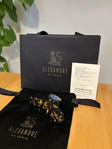 현재 정품 매진! ALEXANDRE DE PARIS 헤어 클립 L 클립