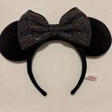 미키 귀 머리띠 비즈 장식 포함