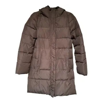 zootie 즈티 후드 부착 브라운 다운 자켓