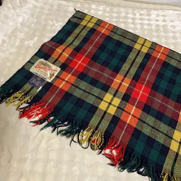 매킨토시 Buckingham 타탄 체크 트래블 러그 무릎 담요