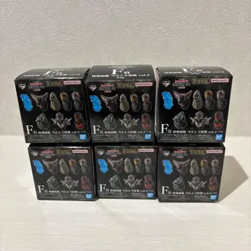 제일복권 울트라맨 시리즈 괴수 초대전 vol.2 F상 6개 세트 미개봉