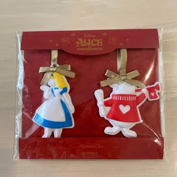 이상한 나라의 앨리스 캐릭터 굿즈 앨리스와 화이트 토끼 오너먼트 세트