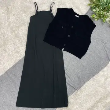 LOWRYS FARM 콤비 원피스