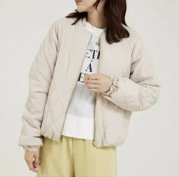 ABAHOUSE 퀼트 리버서블 블루종