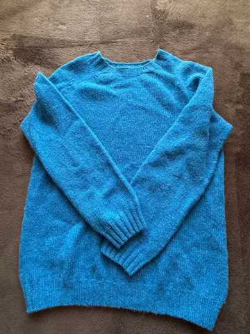 Harley 파랑 긴팔 니트 스웨터 36