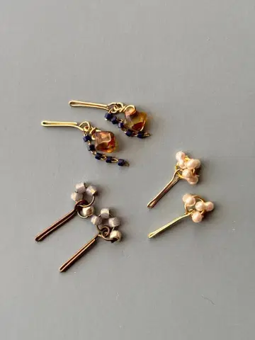 귀걸이 세트 47 핸드메이드 22cm 인형