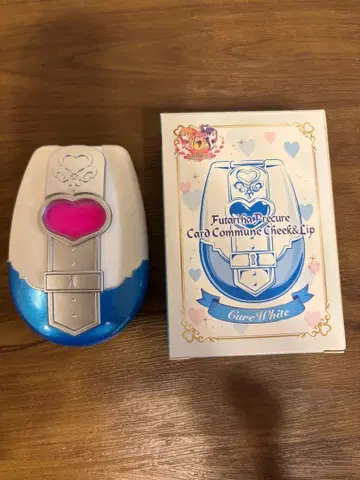 [ 미사용 ] 빛의 전사 프리큐어 카드 코뮤니 카드 티크&립 큐어 화이트