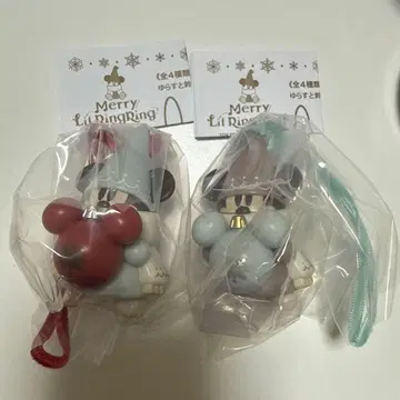 릴린린 캡슐 토이 2개 세트 디즈니씨