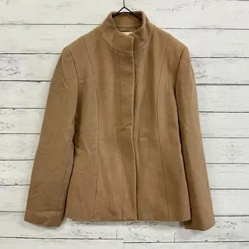 [쿠미쿄쿠 KUMIKYOKU] 자켓 짙은 베이지 울 90% 사이즈 3 L