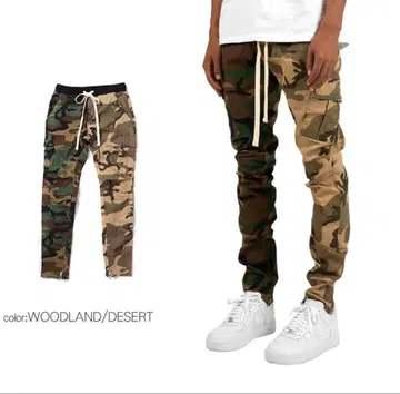 mnml CARGO DRAWCORD PANTS 카모 카고 팬츠