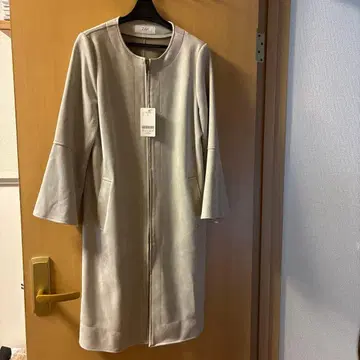 실버 풀 집업 코트 9AR