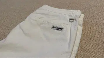 잭 버니 화이트 골프 팬츠