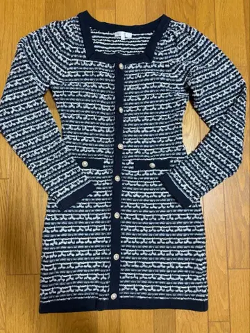 rienda 트위드 니트 원피스 S