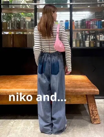 니코앤드 인기 스태프 프로듀스 리메이크 데님 팬츠 misayo