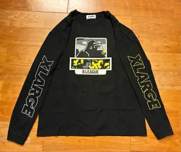 XLARGE 엑스라지 고릴라 프린트 롱 슬리브 T셔츠 블랙 M