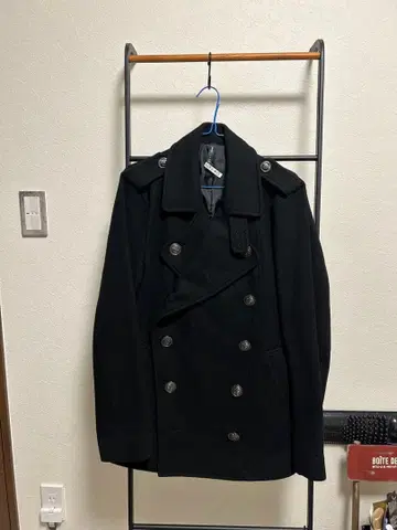 glamb  남성용 피코트 선착순 블랙 사이즈 4