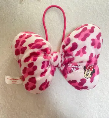 미니 머리끈 레오파드 무늬 미니 마우스