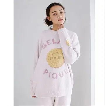 gelato pique 파우더 비스킷 자카드 풀오버 & 팬츠