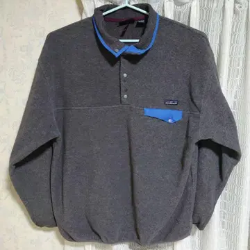 90's 파타고니아 synchilla snap-T 눈 없음 차콜 그레이