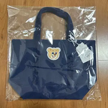 페이 올드 테디 토트백 네이비