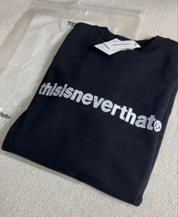 thisisneverthat 맨투맨 남녀 공용 M 블랙