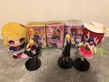 최애의 아이 피규어+봉제 인형 8종 세트