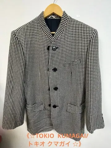 TOKIO KUMAGAI/토키오 쿠마가이 자켓 격자 무늬