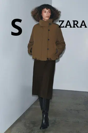 ZARA ZW 컬렉션 패딩 자켓 S 사이즈