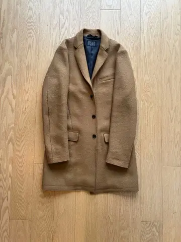 BLUE WORK 브라운 체스터 코트