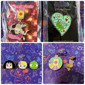 라푼젤 파스칼 맥시머스 핀 배지 핀 트레이 묶음 판매