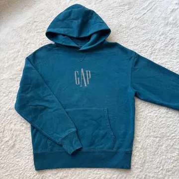 GAP 갭 후드티 양면 리플렉터 로고 블루 XXS