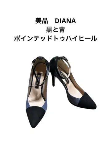 새상품급 DIANA 스웨이드 스틸레토 하이힐 22cm