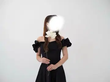 블랙 드레스 검은 드레스 사전 촬영